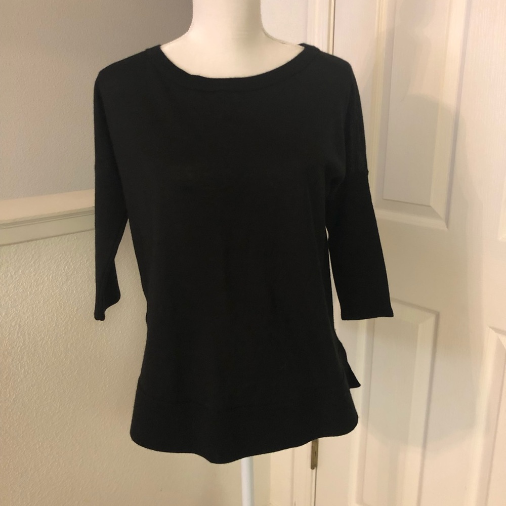 Black 3/4 sweater